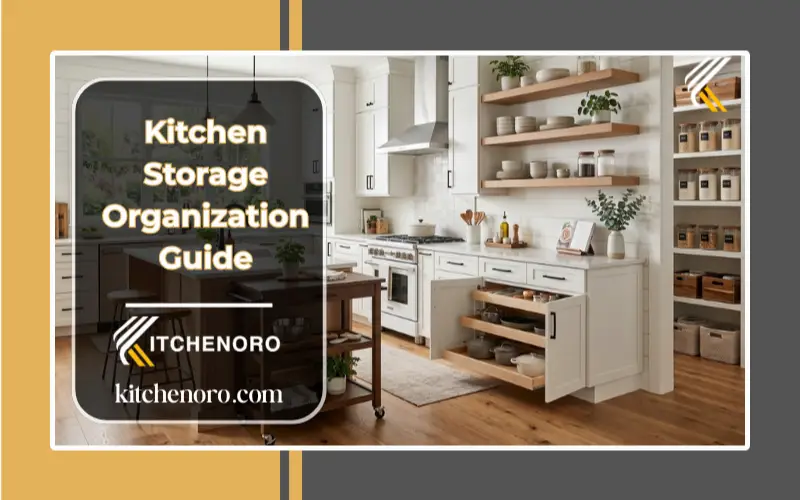 Modern kitchen storage and organization ideas with cabinets, shelves, and multifunction furniture