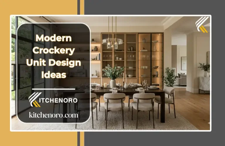Modern crockery unit design ideas for stylish dining spaces