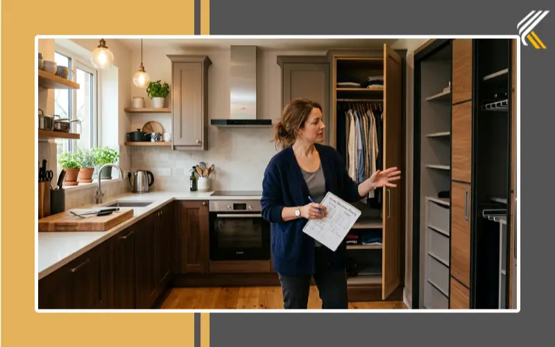 Choosing between sliding and hinged kitchen wardrobes