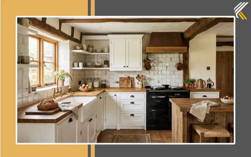 Farmhouse backsplash ideas with white cabinets