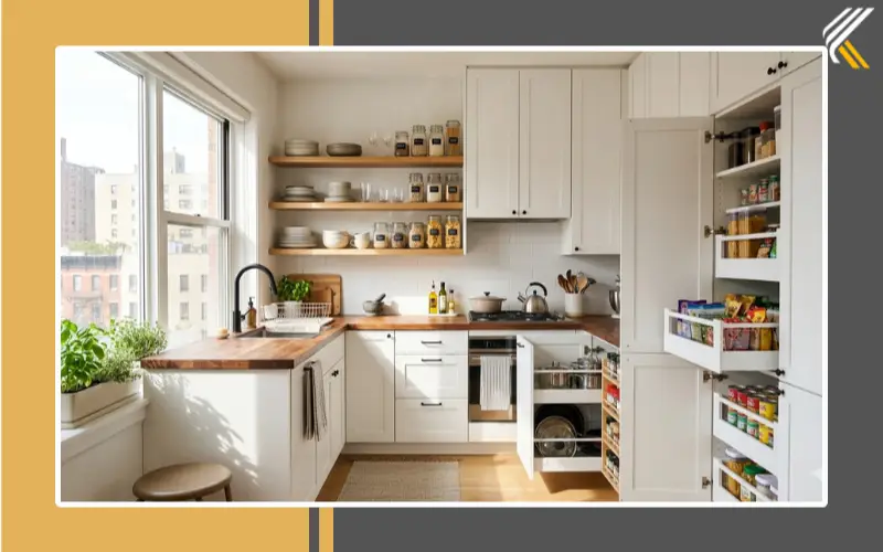 Small kitchen cabinet organization ideas for maximizing storage