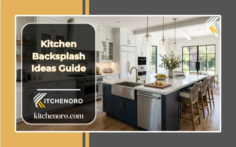Modern kitchen backsplash ideas with white cabinets and quartz countertops
