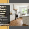 Made-to-measure kitchen doors fitted to modern Shaker cabinets